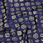 Hua Tang Jin Yun Dark Blue (Wu and Yue) Song Brocade Fabric