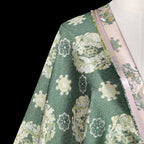 Emerald Years Song Brocade Fabric