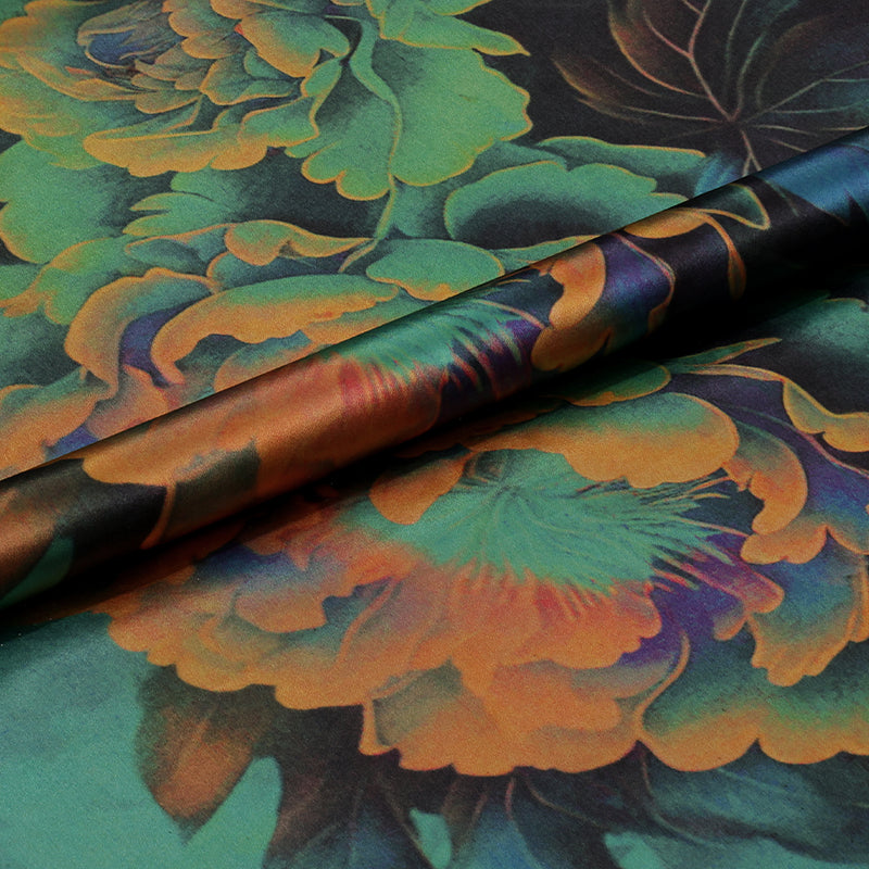 Green Gradient Peonies Pizi Xiangyunsha