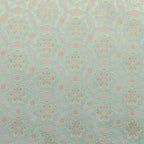 Pink and Gold Baoxiang Flower Plate Song Brocade Fabric