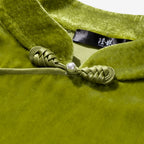 Light Green Velvet Top