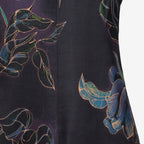 Dark Purple Peony Xiangyunsha Cheongsam