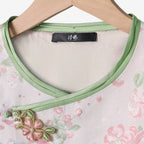 Spring Equinox Begonia Fairy Pattern Side-fastening Vest