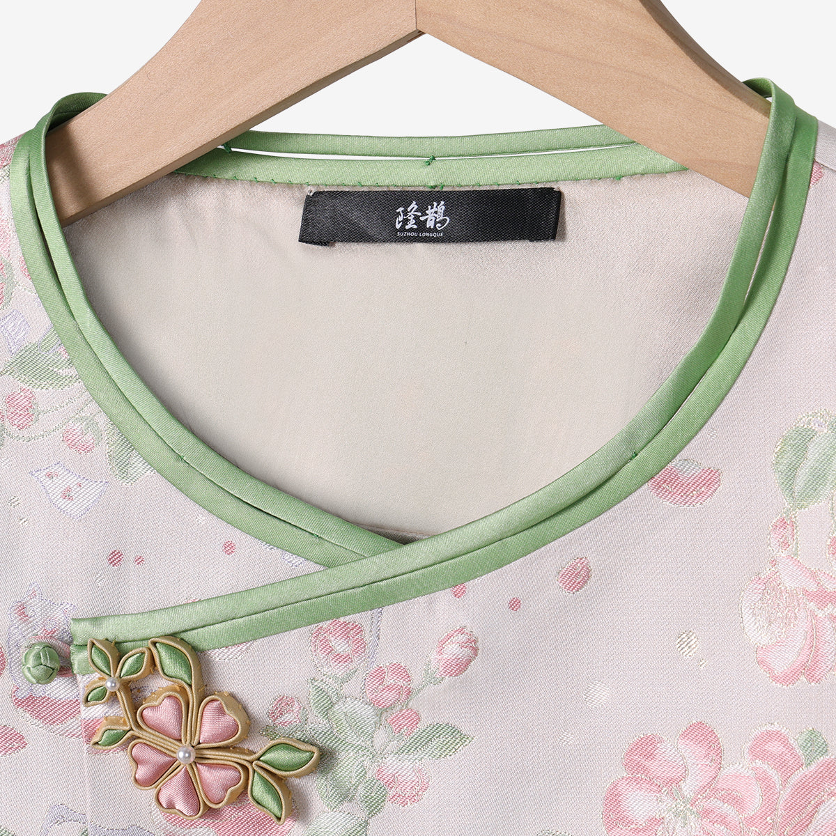 Spring Equinox Begonia Fairy Pattern Side-fastening Vest