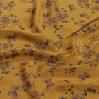 Gold based with blue floral pattern Xiangyunsha