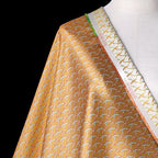 Silver Ingot Clusters Song Brocade Fabric