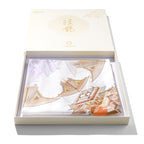 Shimmering Eaves Large Square Mulberry Silk Scarf/ Head Scarf/ Hair Scarf