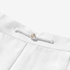 Silver-Woven Luo Silk A-Line Skirt - Elegant Leaves Shimmering
