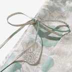 Song Brocade Cross-Collar Vest - Jade Elegance (Green)