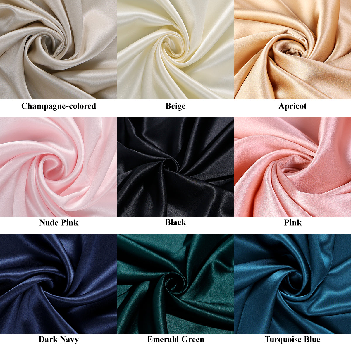 19 Momme Mulberry Silk Plain Crepe Satin