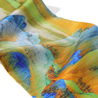 Retreat in the Emerald Ravine Easy-to-Wear Mulberry Silk Scarf