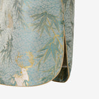 Deer and Bamboo in Harmony (Blue Gold Weaving) Vest