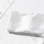 White Heavy Satin Blouse