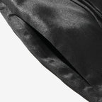 Xiangyunsha Silk Tassel Wide-Leg Trousers - Original Color Plain Crepe Satin