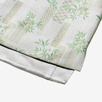 Front-Opening Song Brocade Silk Vest - Wind and Polygonatum Odoratum (Green)