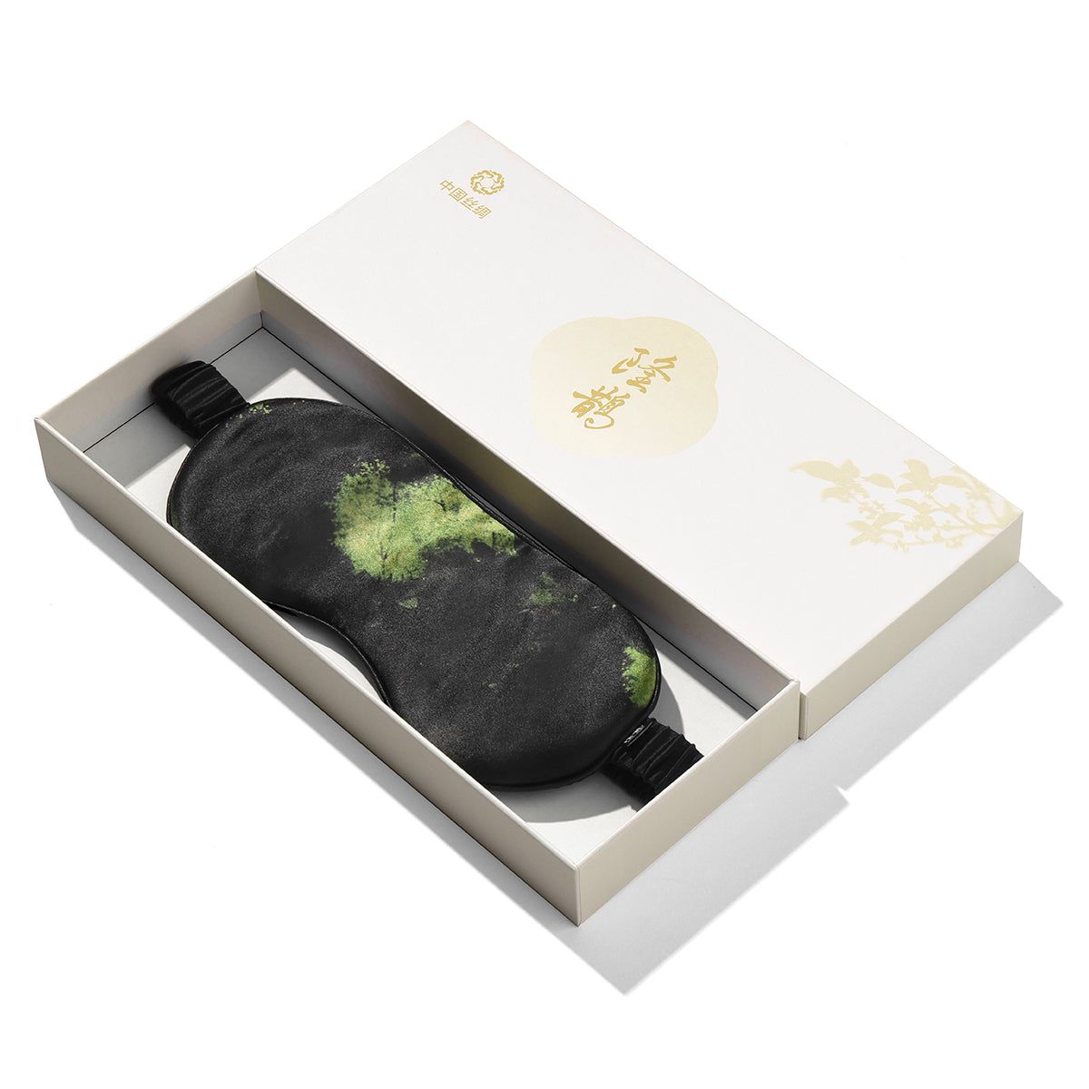 Ink-dyed Verdure Pizi Xiangyunsha Eye Mask