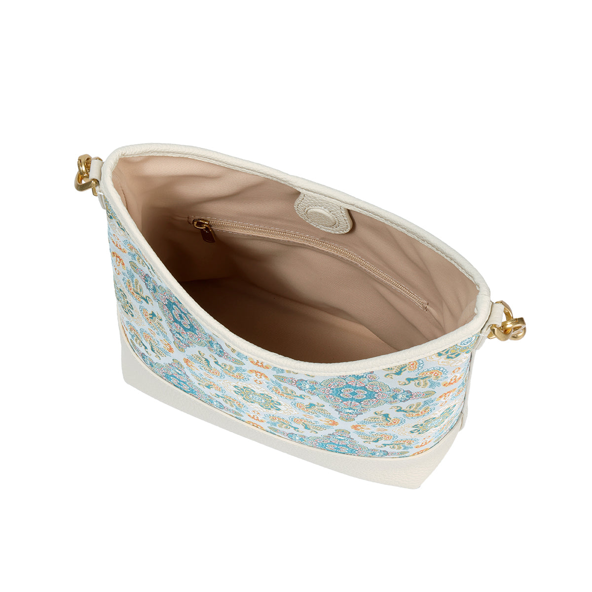 Song Brocade Handbag - Autumn Waters & Homeward Geese (Apricot)