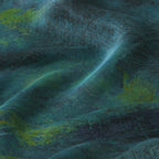 Blue and Green Gradient Xiangyunsha Blouse