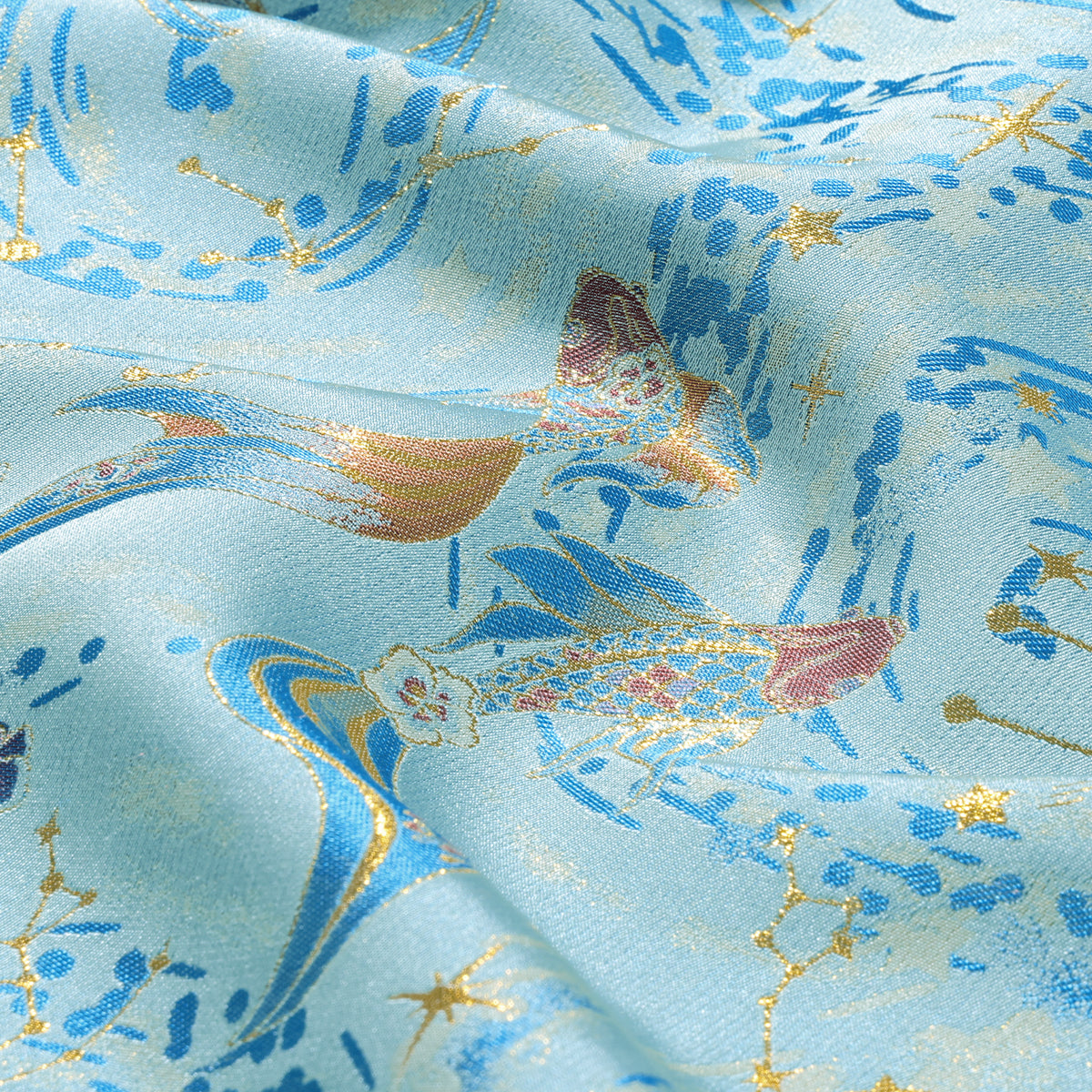 Song Brocade Coat - Pisces (Blue)