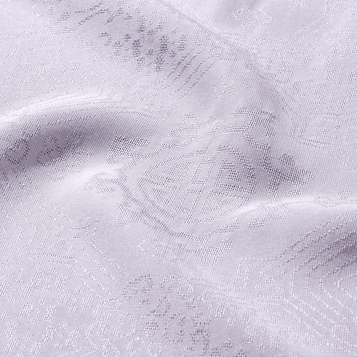 Light Purple Luo Silk (Gauze) Top - Circular "Xi" (Happiness) Pattern