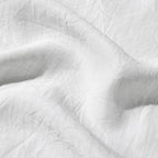 White Salt-Shrunk Textured Silk Top