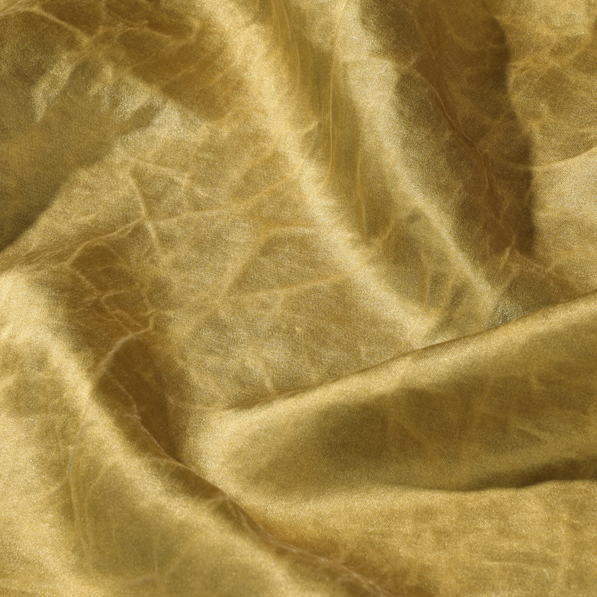 Reversible Gold-Satin Xiangyunsha Silk Straight-Front Top