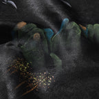 Xiangyunsha Silk Vest - Azure Peaks & Crane Whispers