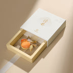 Persimmons Bring Good Fortune Flower-shaped Brooch
