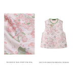 Spring Equinox Begonia Fairy Pattern Side-fastening Vest