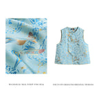 Song Brocade Vest - Pisces (Blue)
