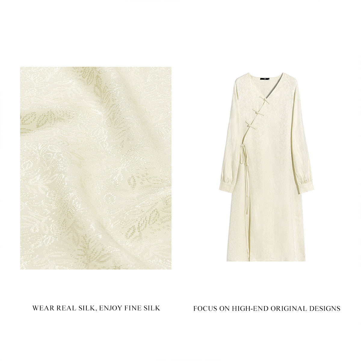 Nantian Pattern Silk Zhengjuan Dress