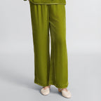 Light Green Velvet Trousers