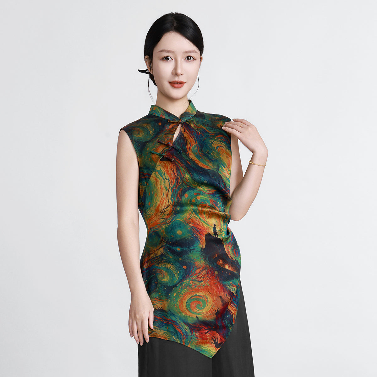 Colourful Starry Sky Xiangyunsha Top