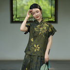 Golden Blossoms Blooming in A Dark Mountain Stream Xiangyunsha Top