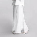 Gong-Pattern Woven Plain Luo Song-Style Trousers