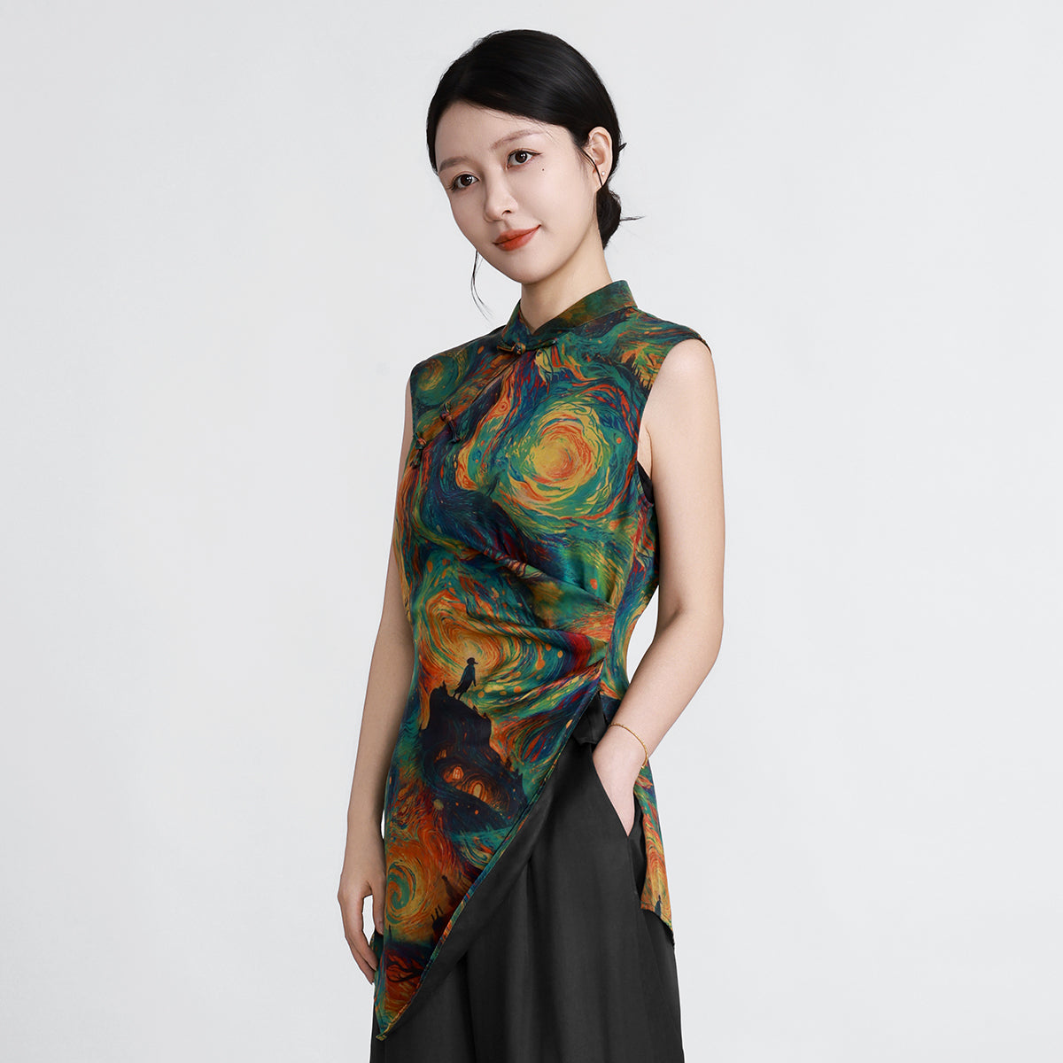 Colourful Starry Sky Xiangyunsha Top